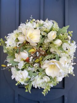 Fehér magnóliás  kopogtató